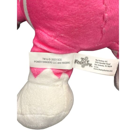 Mighty Morphin Pink Power Ranger Plush Toy Factory Hasbro 10” - Picture 6 of 6